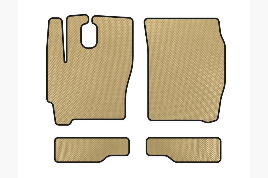 Iveco Eurocargo 2002-2008 EVA Floor Mats (Beige) Image