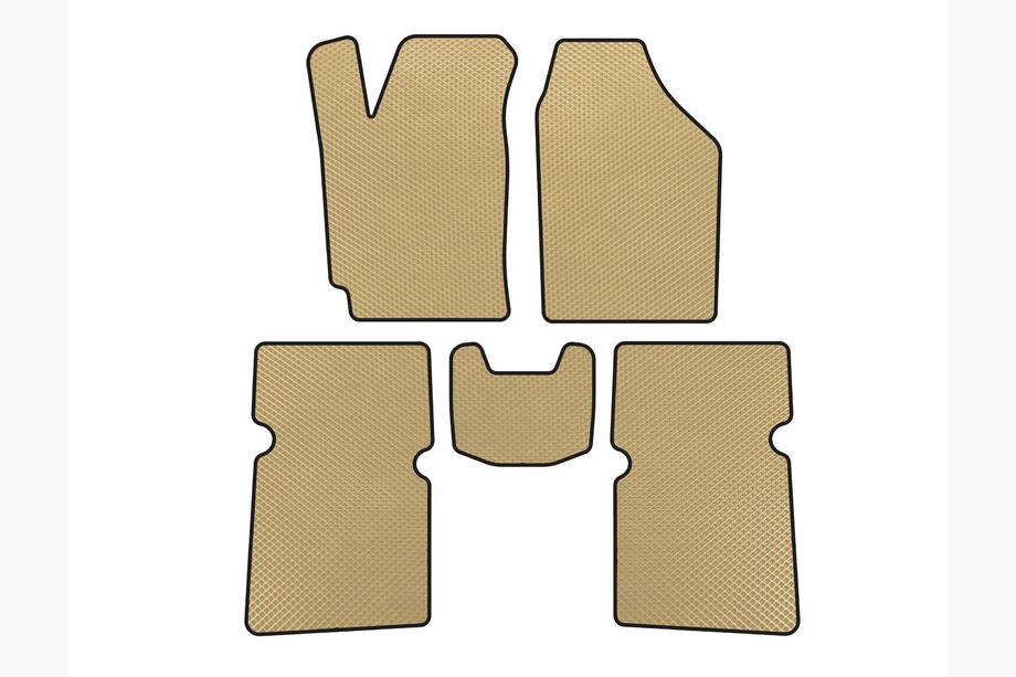 JAC J5 2011-2019 EVA Floor Mats (SD, Beige) Image