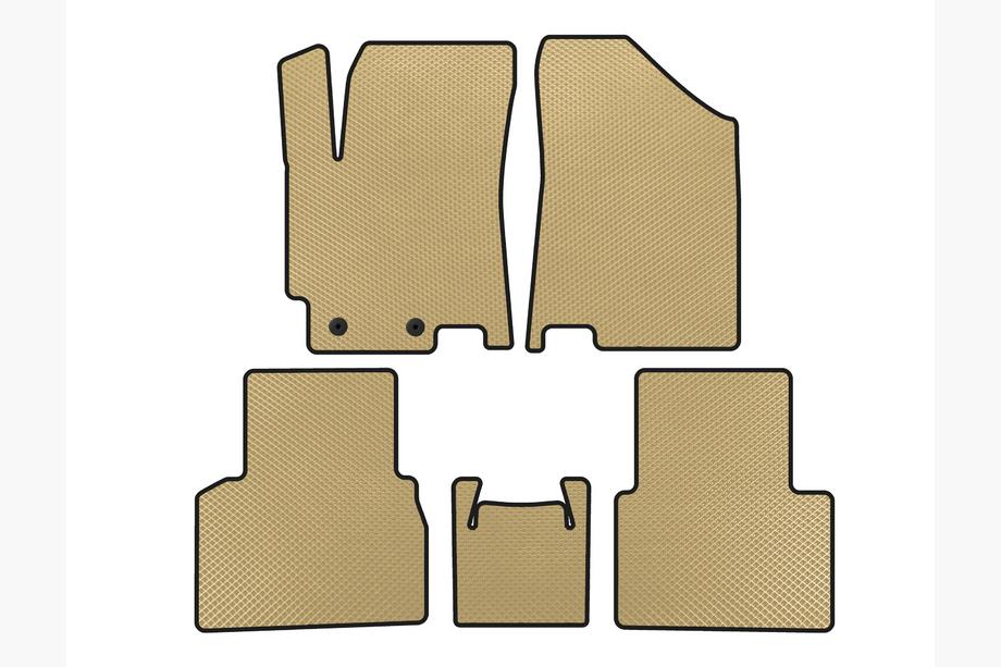 JAC J7 2018- EVA Floor Mats (Beige) Image