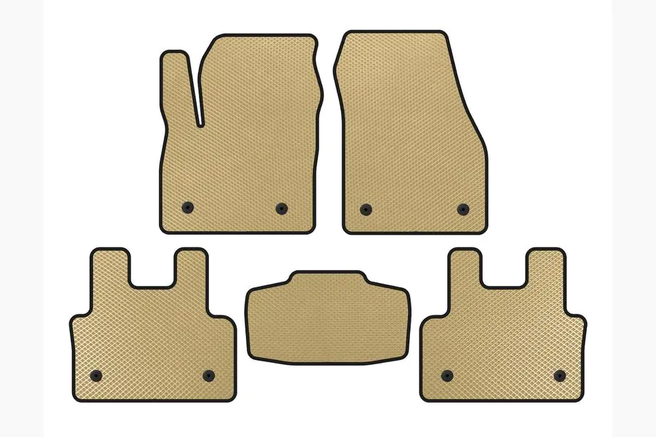 Jaguar E-Pace 2017-2024 EVA Floor Mats (Beige) Image