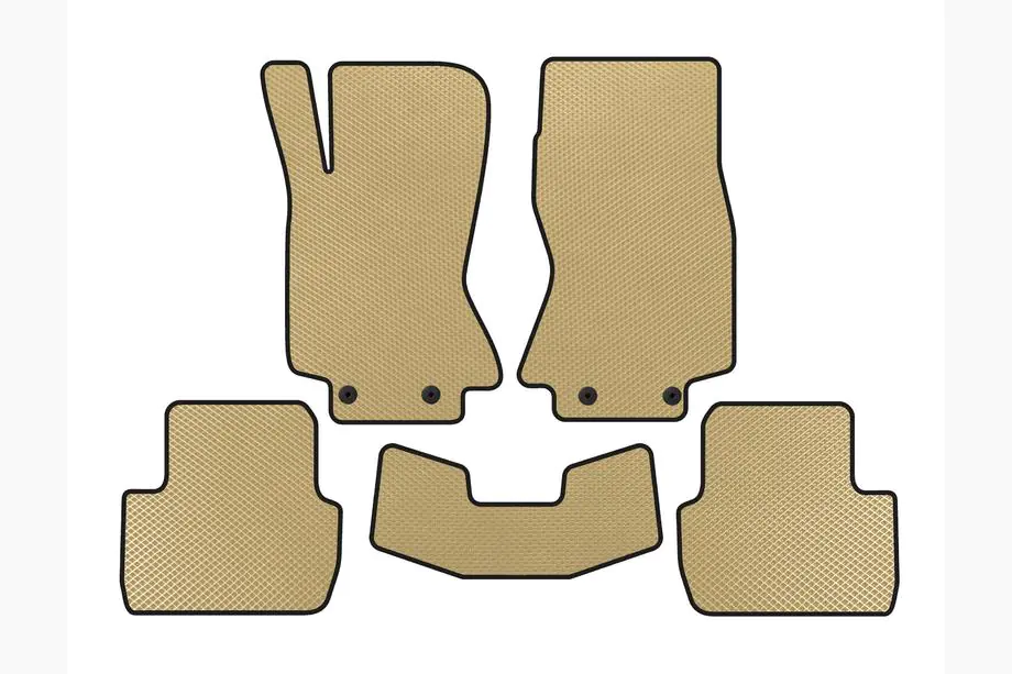 Jaguar S-Type 1999-2008 EVA Floor Mats (Beige) Image