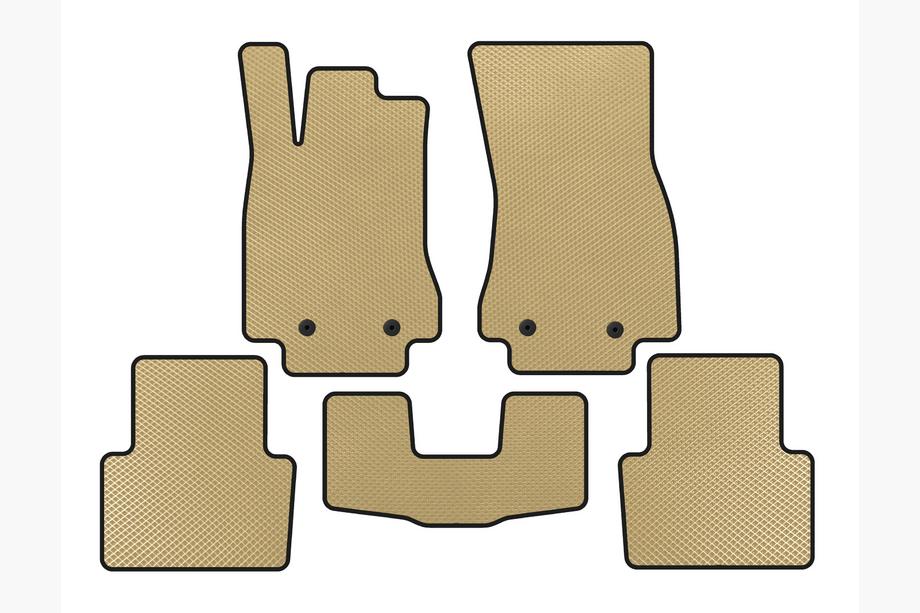 Jaguar XF 2009-2016 EVA Floor Mats (Beige) Image