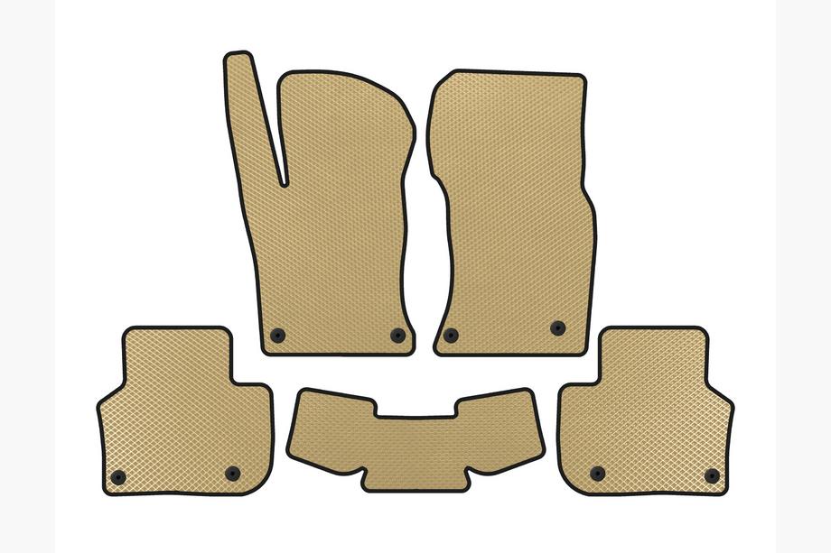 Jaguar XF 2016- EVA Floor Mats (Beige) Image