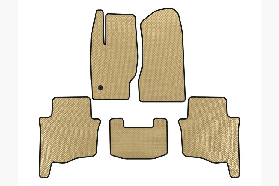 Jeep Grand Cherokee WK 2004-2010 EVA Floor Mats (Beige) Image