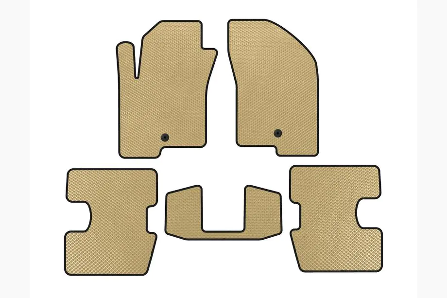 Jeep Patriot 2007-2016 EVA Floor Mats (Beige) Image