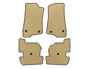 Jeep Wrangler 2018- EVA Floor Mats (Beige) photo 1