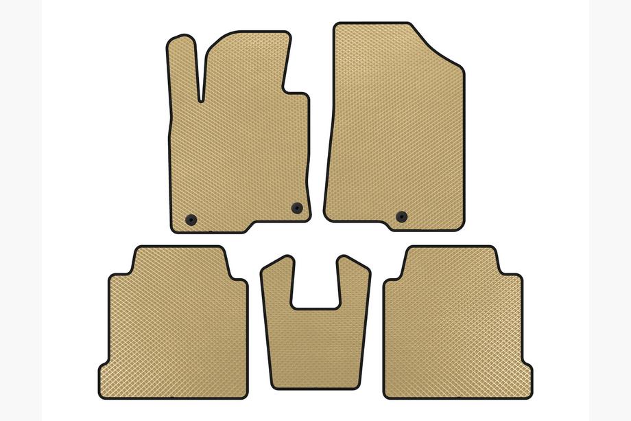 Kia Cadenza 2016- EVA Floor Mats (Beige) Image
