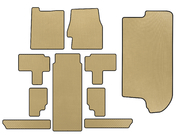 Kia Carnival 2002-2013 EVA Floor Mats (full interior, Beige) photo 1