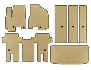 Kia Carnival 2014-2020 EVA Floor Mats (full interior, Beige) photo 1
