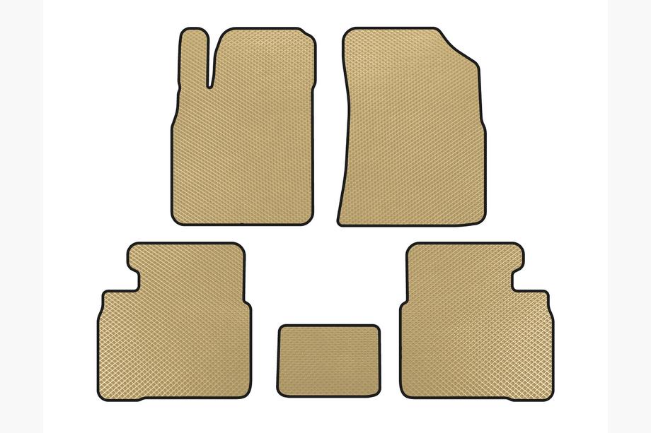 Kia Magentis 2000-2005 EVA Floor Mats (Beige) Image