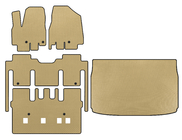Kia Sedona 2014-2020 EVA Floor Mats (full interior, 8-seater, Beige) photo 1