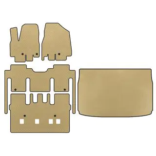 EVA Floor Mats (full interior, 8-seater, Beige)