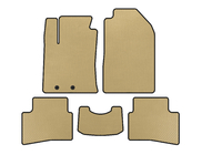 Kia Stonic 2017- EVA Floor Mats (2017-2019, Beige) photo 1