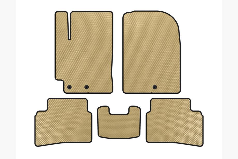 Kia Stonic 2017- EVA Floor Mats (2019+, Beige) Image