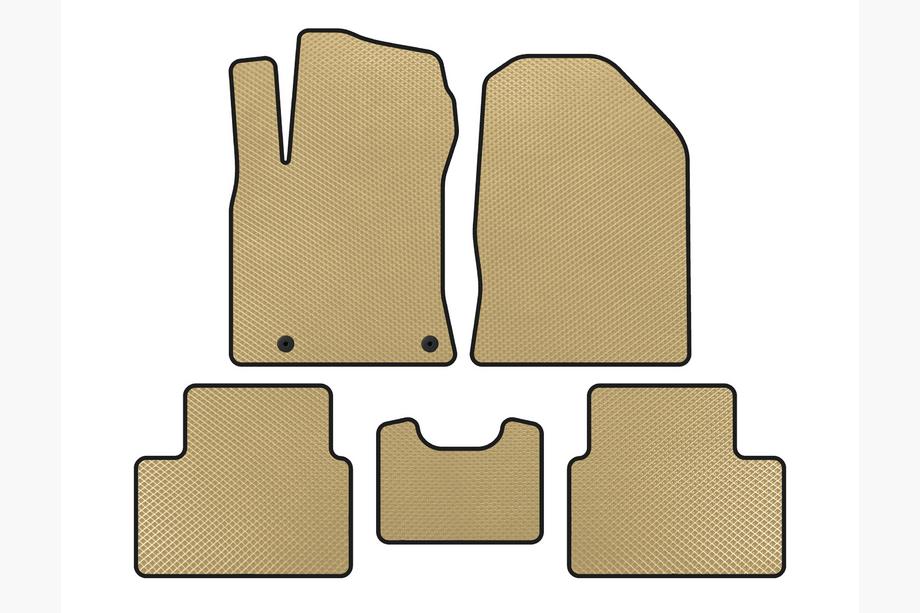 Kia Cerato 4 2019- EVA Floor Mats (Beige) Image