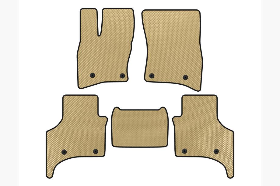 Land Rover Defender 2019- EVA Floor Mats (5-Door, Beige) Image