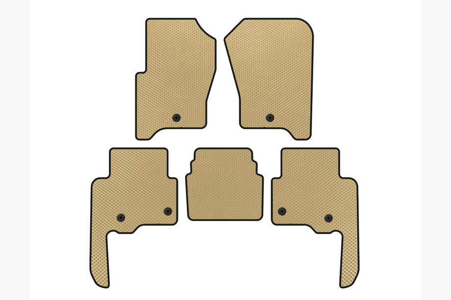 Land Rover Discovery IV 2009-2017 EVA V2 Floor Mats (Beige) Image