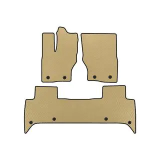 EVA Floor Mats (5-Seater, Beige)