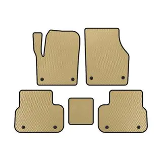 EVA Floor Mats (2014-2019, 2 Rows, Beige)