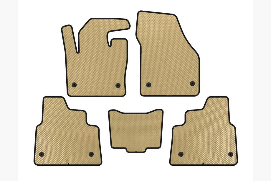Land Rover Discovery Sport 2014- EVA Floor Mats (2019-, Beige) Image