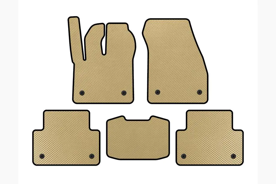 Range Rover Evoque 2018- EVA Floor Mats (Beige) Image