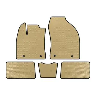 EVA Floor Mats (HB, Hybrid, Beige)