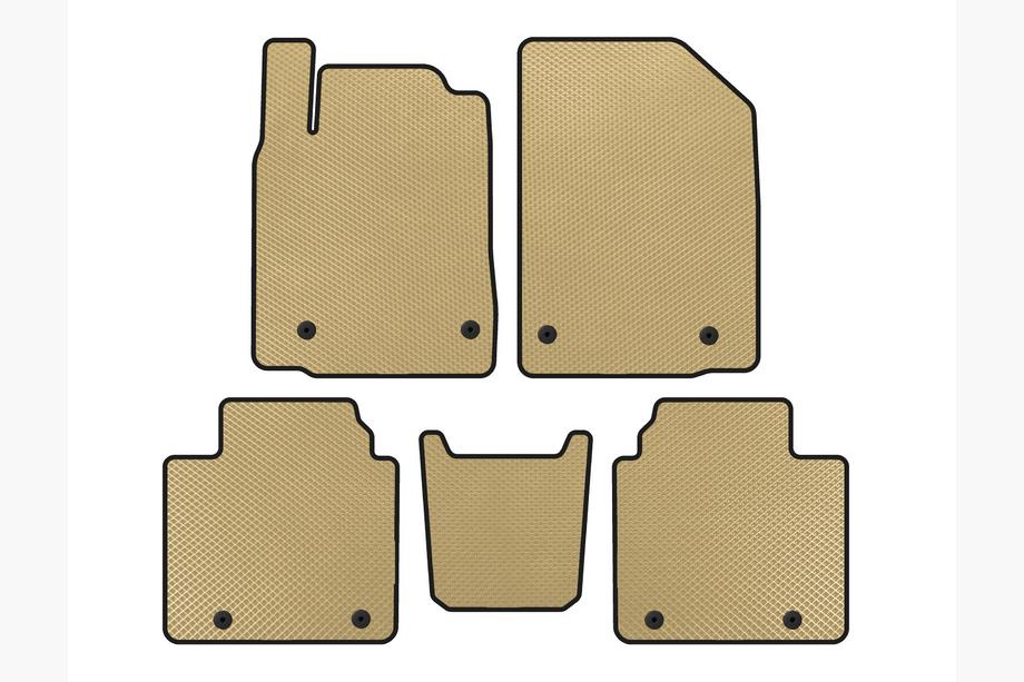 Lexus ES 2006-2011 EVA Floor Mats (Beige) Image