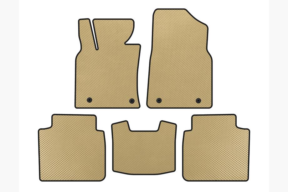 Lexus ES 2018- EVA Floor Mats (SD, Beige) Image