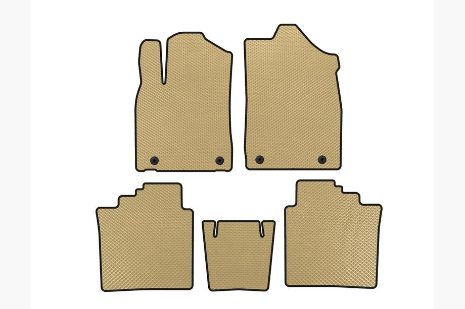Lexus ES 2012-2018 EVA Floor Mats (Beige) Image