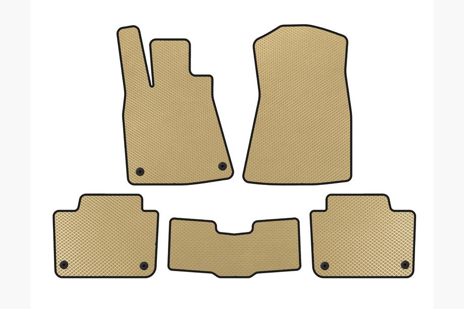 Lexus GS 2005-2011 EVA Floor Mats (SD, Beige) Image