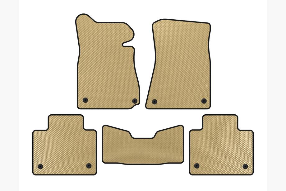 Lexus GS 2011-2020 EVA Floor Mats (2011-2015, SD, 2WD, Beige) Photo 1