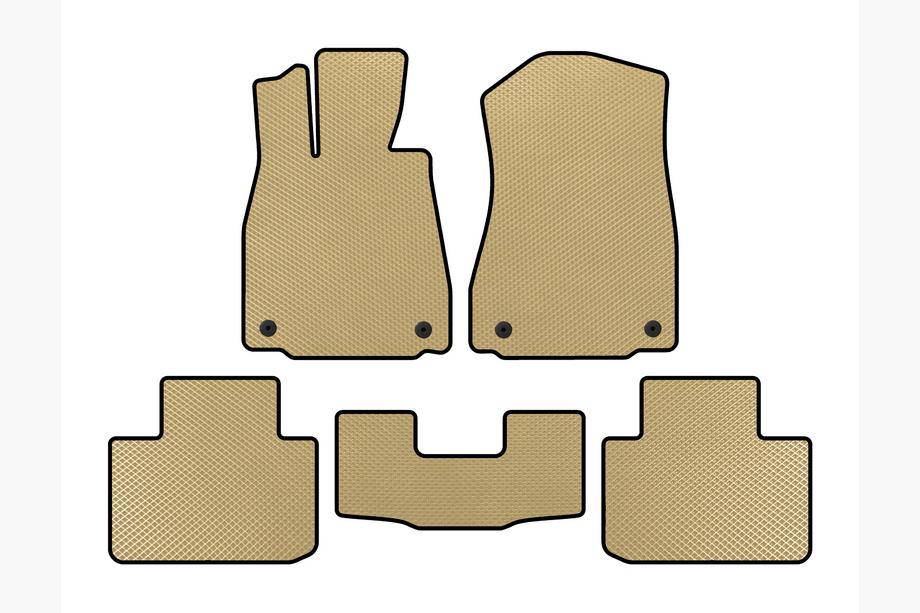 Lexus IS 2013- EVA Floor Mats (2WD, Beige) Image