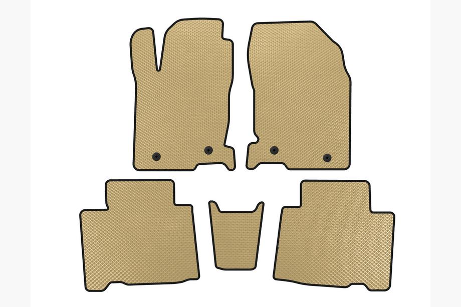 Lexus NX 2014-2021 EVA Floor Mats (Beige) Image