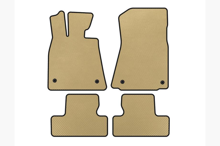 Lexus RC 200t 2014- EVA Floor Mats (Coupe, Beige) Image