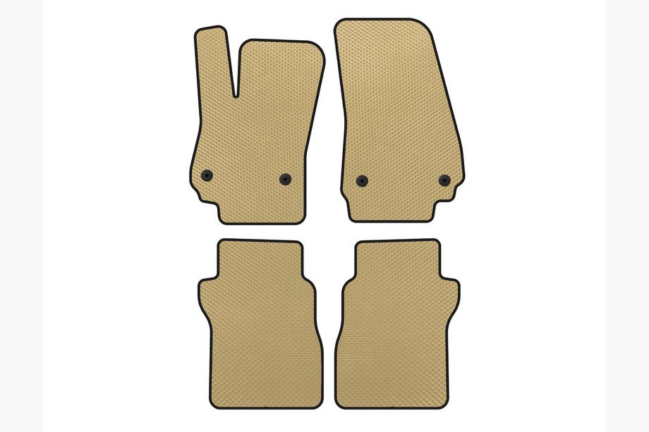 Lincoln Continental 2016-2020 EVA Floor Mats (SD, Beige) Image