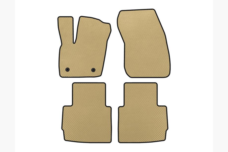 Lincoln MKZ 2012-2020 EVA Floor Mats (Beige) Image