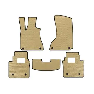 EVA Floor Mats (SD, Beige) Maserati Quattroporte 2013-2023