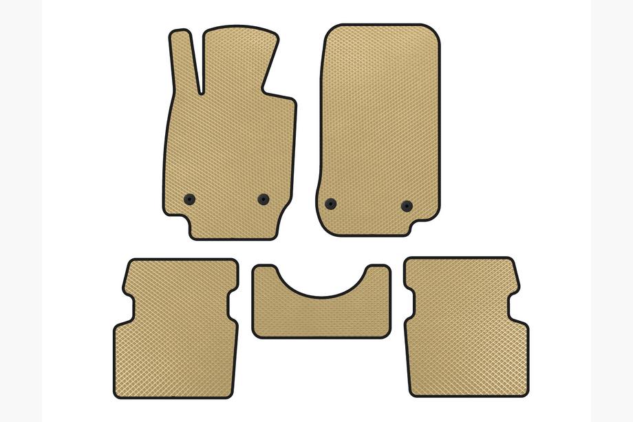Mazda CX-3 2015- EVA Floor Mats (2015-2018, AWD, Beige) Image