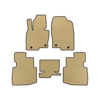 EVA Floor Mats (2 Rows, 7-Seater, Beige) Mazda CX-9 2017-