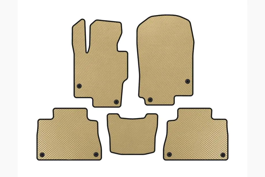 Mercedes GLE coupe C167 2019- EVA Floor Mats (Beige) Image