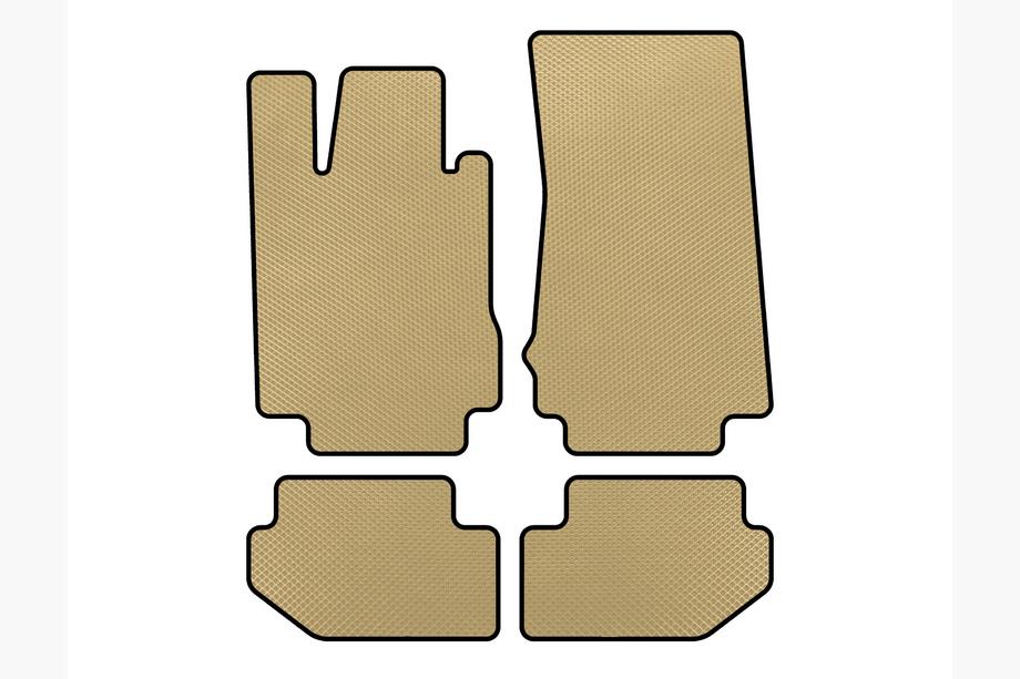 Mercedes CL-class C215 1999-2006 EVA Floor Mats (Beige) Image