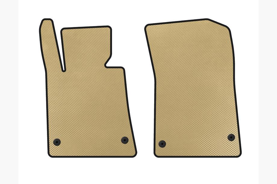 Mercedes SLK R172 2011-2016 EVA Floor Mats (Roadster, Beige) Image