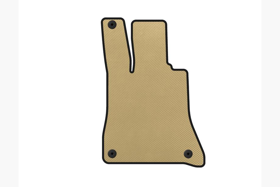 Mercedes SL R231 2012-2020 EVA Floor Mats (2016-2020, Convertible, Beige) Image