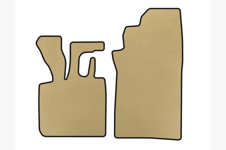 Smart 1998-2007 EVA Floor Mats (1998-2003, Convertible, Beige) Image