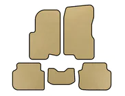 Smart 1998-2007 EVA Floor Mats (2003-2007, Forfour, Beige) photo 1