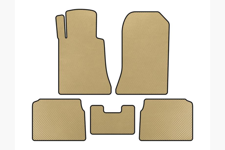 Mercedes E-class W124 1984–1997 EVA Floor Mats (SD, Beige) Image