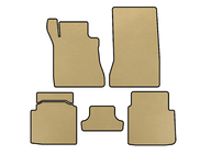 Mercedes S-class W126 1979-1991 EVA Floor Mats (SD, Short Base, Beige) photo 1