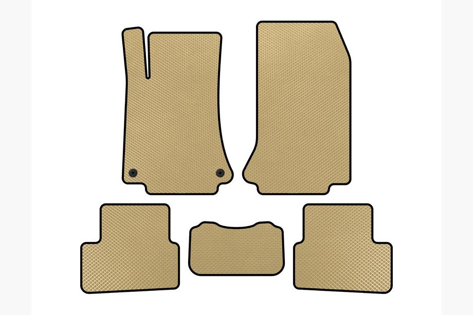 Mercedes A-class W176 2012-2018 EVA Floor Mats (Beige) Image