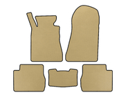 Mercedes W201 (190) 1982-1993 EVA Floor Mats (SD, Beige) photo 1