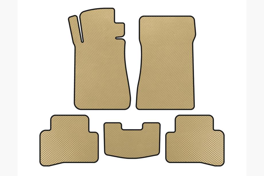 Mercedes C-class W202 1993-2001 EVA Floor Mats (SD, Beige) Image